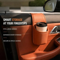 Premium Leather Car Door Organizer